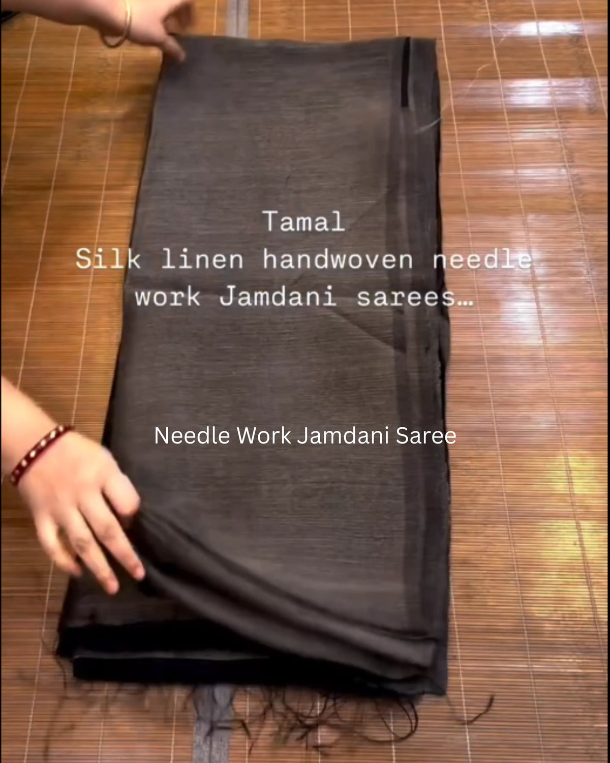 Needle Work Jamdani Saree