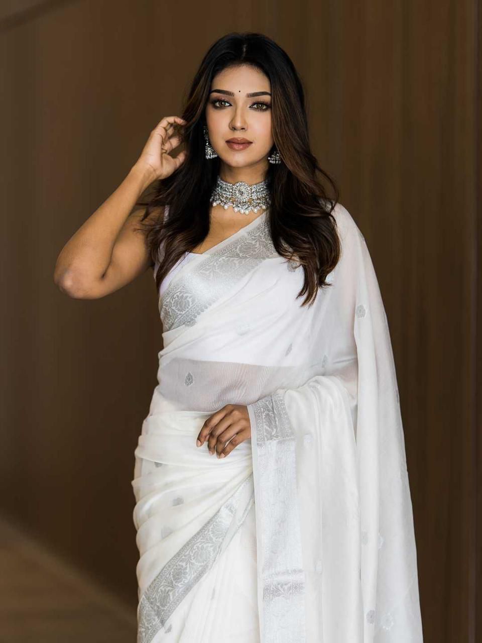 Lilan Soft Cotton Slab Weaving Saree with Rich Blouse