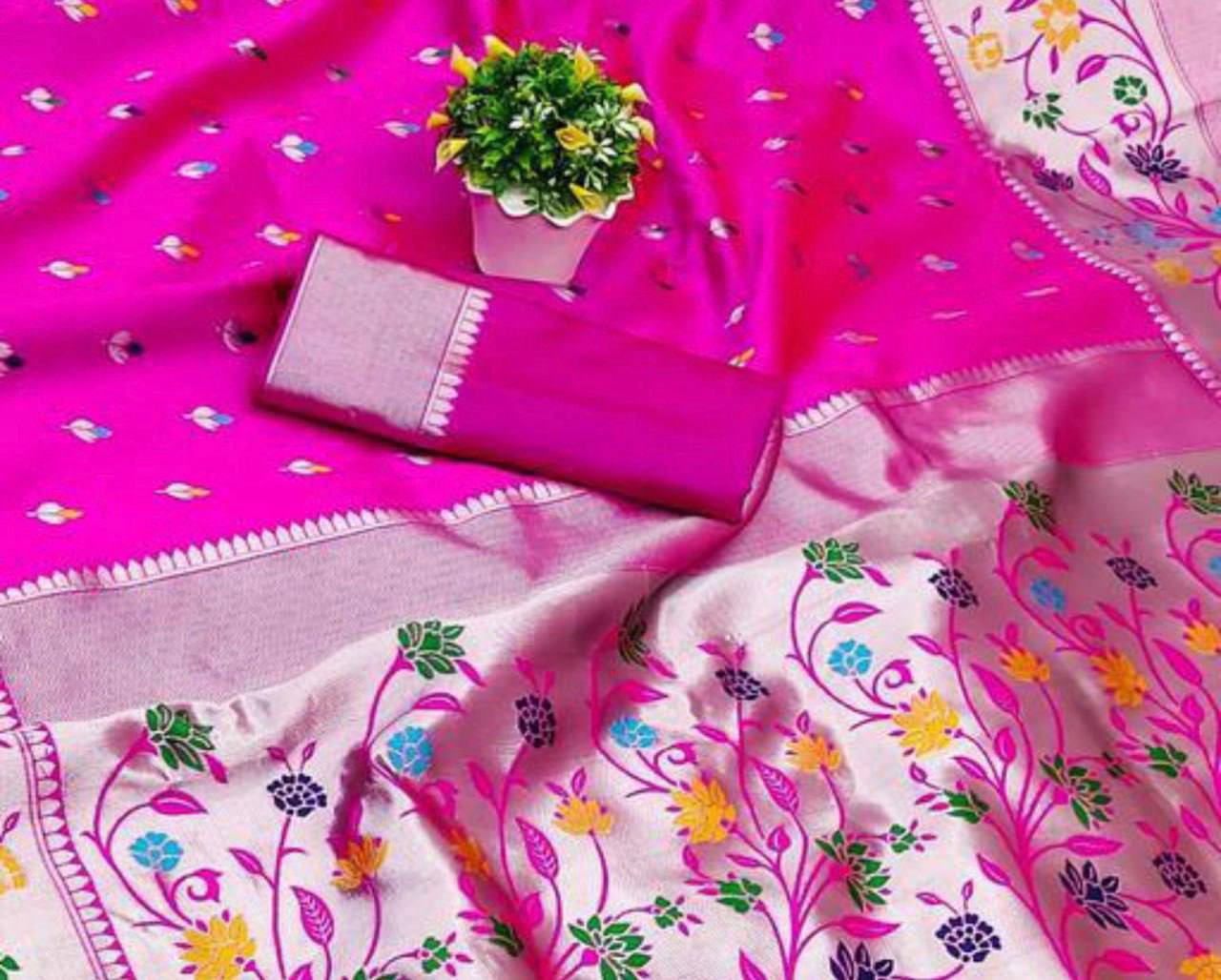 New Launch Paithani Silk Wedding Saree – Rich & Elegant