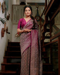Rich Comfort Organic Banarasi Lichi Silk Wedding Saree