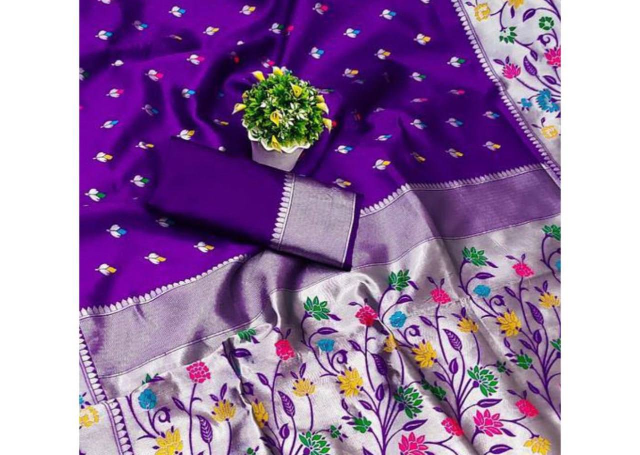 New Launch Paithani Silk Wedding Saree – Rich & Elegant
